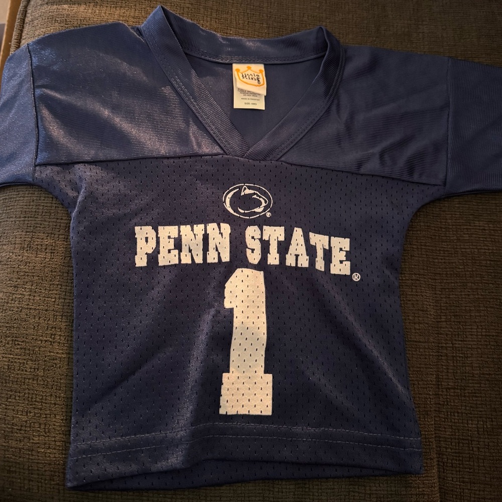 Penn State Kids Blue Jersey Top